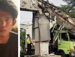 Sopir Truck Pengangkut Batu Bara Yang Tabrak Gerbang Kota Prabumulih Sudah Diamankan