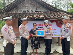 Polres tulang bawang Sambut HUT Lalu Lintas Bhayangkara Ke-69,  Gelar Baksos di Dua Lokasi Berbeda