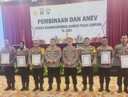 Sat Binmas Polres Tulang Bawang Raih Juara 1, AKBP James Berikan Ucapan Selamat