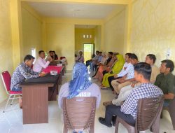Panwascam Pariaman Utara Adakan Rapat Koordinasi Terkait Tahapan DPSHP Bersama 17 PKD se – Kecamatan Pariaman Utara