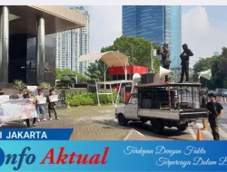 Aksi di KPK, Somasi Jakarta Pertanyakan Status Plang Mabes Polri di Lokasi PT Mineral Trobos