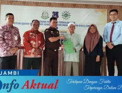 Kajari Tanjabbar Serahkan Penetapan Perwalian Anak ke Panti Asuhan Aisyiyah