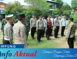 Polres Tulang Bawang Barat Amankan Giat Kampanye Paslon Bupati Wakil Bupati