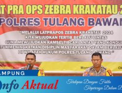 Pesan Kapolres Tulang Bawang Saat Memimpin Latihan Pra Operasi Zebra Krakatau 2024