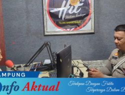 Sat Lantas Polres Tulang Bawang Barat Sosialisasikan Operasi Zebra Krakatau 2024 Lewat Radio Hit