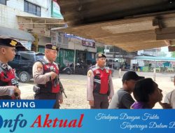 Samapta Polres Tulang Bawang Gelar Patroli Kota Presisi di Dua Tempat Keramaian