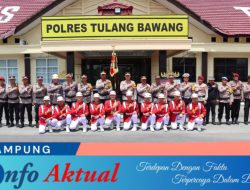 Polres Tulang Bawang Gelar Napak Tilas Tunggul Kesatuan Wira Bhakti Nengah Nyappur