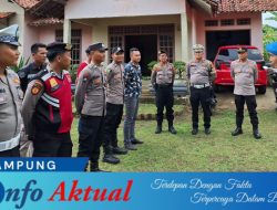 Personil Polres Tulang Bawang Barat, Laksanakan Giat Pengamanan Kampanye