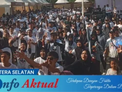 KPU OKU Gelar Senam Sehat di Citi Mall Baturaja
