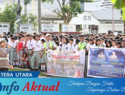 Ops Zebra Toba 2024, Sat Lantas Polres Pematangsiantar Laksanakan Police Goes School ke SMAN 1
