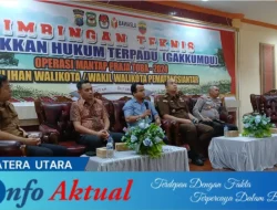Wakapolres Pematangsiantar Pimpin Bimtek Gakkumdu Pilwako 2024