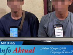 Polsek Lambu Kibang Amankan Warga Lampung Tengah Diduga Judi Online