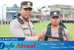 Pimpin Apel Pendistribusian Kaporlap Untuk Pam TPS, Kapolres Tulang Bawang Ingatkan Ini