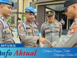 Gelar Gaktiplin, Sipropam Polres Tulang Bawang Barat Cek Sikap Tampang dan Kelengkapan Data Diri Personil