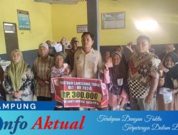 Pemerintah Tiyuh Sakti Jaya Salurkan BLT Dana Desa Tahun 2024