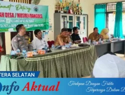Musrenbang Desa Tanjung Bunut: Penyusunan RKPDES 2025 dan RKPD Kabupaten Muara Enim 2026