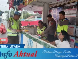 Satgas Propam Iptu Haposan Siallagan Cek Personel Ops Lilin Toba 2024