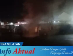 Panel Listrik di Sukaratu Lahat Terbakar, Tim GH dan Damkar Gerak Cepat Atasi Situasi