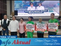 Atlet Biliar Punguan Sihombing Terima Penghargaan dari Wali Kota Siantar dan KONI