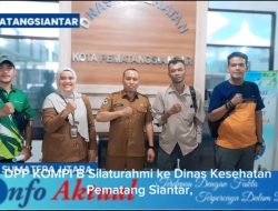 DPP KOMPI B Silaturahmi ke Dinas Kesehatan Pematang Siantar, Bahas Kekhawatiran Maraknya Prostitusi Online dan Kasus HIV