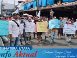 Aksi Tutup Jalan Oleh KP2H Ganggu Aktivitas Pasar Horas, Dikecam Organisasi Pedagang