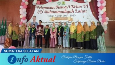 SD Muhammadiyah Lahat 1931 Lepas Lulusan ke-88, Ini Harapan Guru dan Tokoh Muhammadiyah