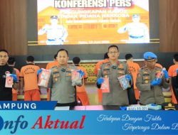 Kapolres Tulang Bawang Barat pimpin gelar Konferensi Pers, Paparkan Keberhasilan Pengungkapan Kasus Tindak Pidana Narkoba