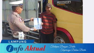 Satlantas Polres Tulang Bawang Optimalkan Sosialisasi Tentang Bahaya dan Pencegahan ODOL