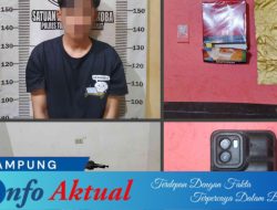 Satresnarkoba Polres Tulang Bawang Barat Berhasil Amankan Seorang Pelaku Penyalahgunaan Narkoba di Lambu Kibang