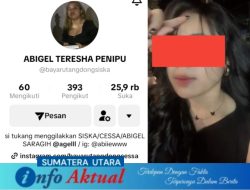 Akun TikTok Abigel Teresha Penipu Viral di Pematangsiantar