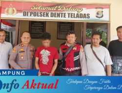 Polsek Dente Teladas Tangkap Pelaku Curas Yang Beraksi di Pangkas Rambut
