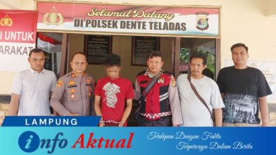 Polsek Dente Teladas Tangkap Pelaku Curas Yang Beraksi di Pangkas Rambut