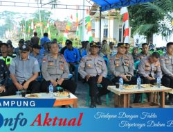 Dit Binmas Polda Lampung Lakukan Penilaian Lomba Pos Satkamling di Wilayah Hukum Polres Tulang Bawang Barat