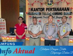 Kapolres Tulang Bawang Barat Audiensi Dengan Kepala Kantor Pertanahan Tubaba, Ini yang Dibahas 