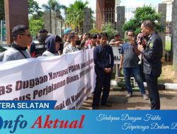 Demo di Kejati Sumsel, Dodo Arman Desak Percepatan Penanganan Dumas