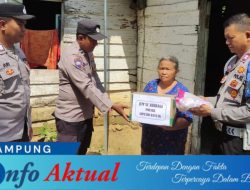 Lewat Program Jumat Berbagi, Polsek Seputih Banyak Hadir Untuk Bantu Warga Kurang Mampu