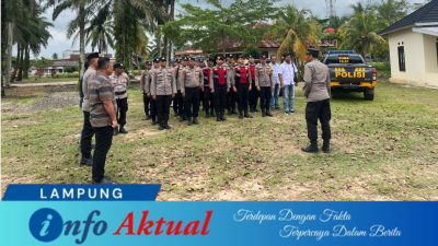 Tegas dan Humanis! Polres Tulang Bawang Amankan Eksekusi Perkara Perdata di Rawajitu Selatan