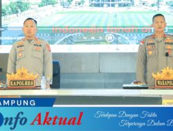 Kapolres Tulang Bawang Barat Pimpin Langsung Pelaksanaan Gelar Operasional Bulanan Dan Anev Situasi Kamtibmas