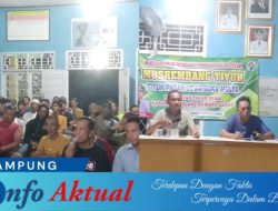 Musyawarah  Rutin triwulan Tiyuh PDSM : Kepala Tiyuh Tegaskan tentang Kebersamaan Membangun Tiyuh Pagar Dewa Suka Mulya