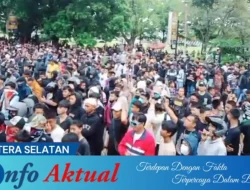 Unjuk Rasa di DPRD OKU Ricuh, Massa Lempari Polisi dengan Batu dan Botol