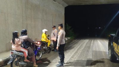 Polsek Lambu Kibang Laksanakan Patroli Hunting malam hari Pencegahan Tindak Pidana C3, Ciptakan Situasi Aman dan Kondusif