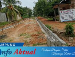 KEPALA DESA ADI MULYO LAKSANAKAN PEMBANGUNAN DRAINASE MELALUI DANA DESA TAHAP PERTAMA TAHUN 2025
