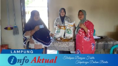 194 KPM Desa Budi Aji Terima Bantuan Sembako, Warga Apresiasi Kepedulian Pemerintah Desa