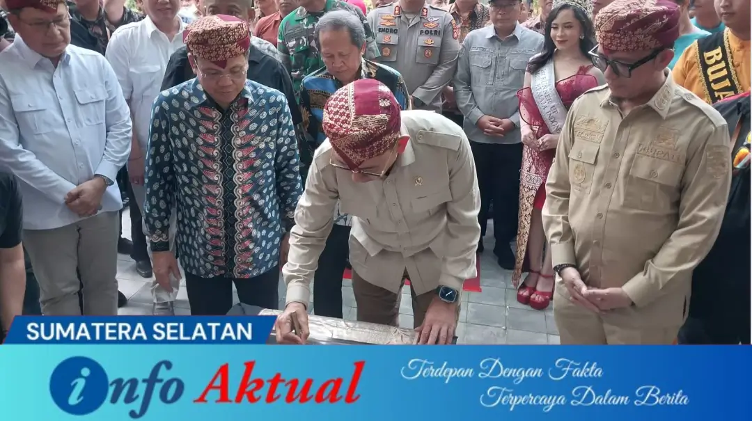 Peresmian Museum Situs Gua Harimau oleh Menteri Kebudayaan RI, Fadli Zon (Foto: Husin Basrah/Info Aktual)