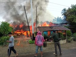 Dua Rumah Warga di Silayang Ranah Batahan Dilalap Sijago Merah