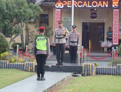 Kapolres Pasaman Barat Pimpin Upacara Korp Raport Kenaikan Pangkat Personel Polres Pasaman Barat