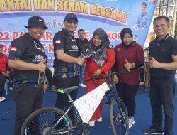 Jelang HUT Pasaman Barat Ke-22 Pemerintah Kabupaten Pasaman Barat Gelar Jalan Santai Dan Senam