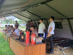 Antisipasi Bencana Hidrometeorologi, Polres Tulang Bawang Barat Gelar Apel Rutin Posko Tanggap Darurat dan Siagakan  Personil