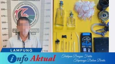 Satresnarkoba Polres Tulang Bawang Barat Amankan Seorang Pria Paruh Baya,Terkait Penyalahgunaan Narkotika