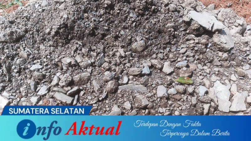 LPB Jalan Desa Gunung Meraksa - OKU (Foto: Edwin Hariansyah - Rakyat Berita)